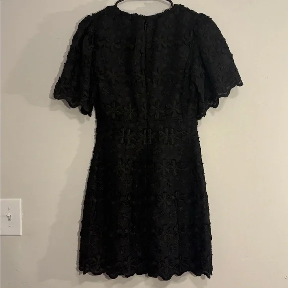 La Maison Talulah Limousine Black Floral Embroidery Dress - Picture 8 of 10